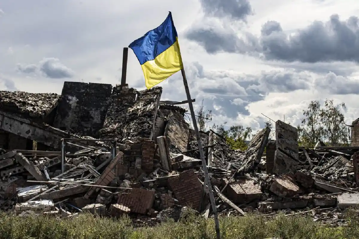 Ucrania destruida después de la guerra