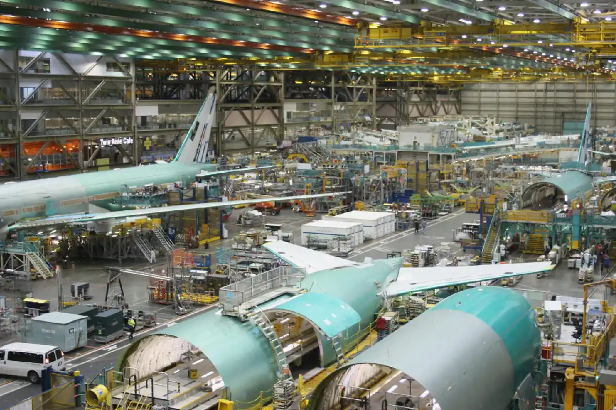 Fábrica de aviones Boeing