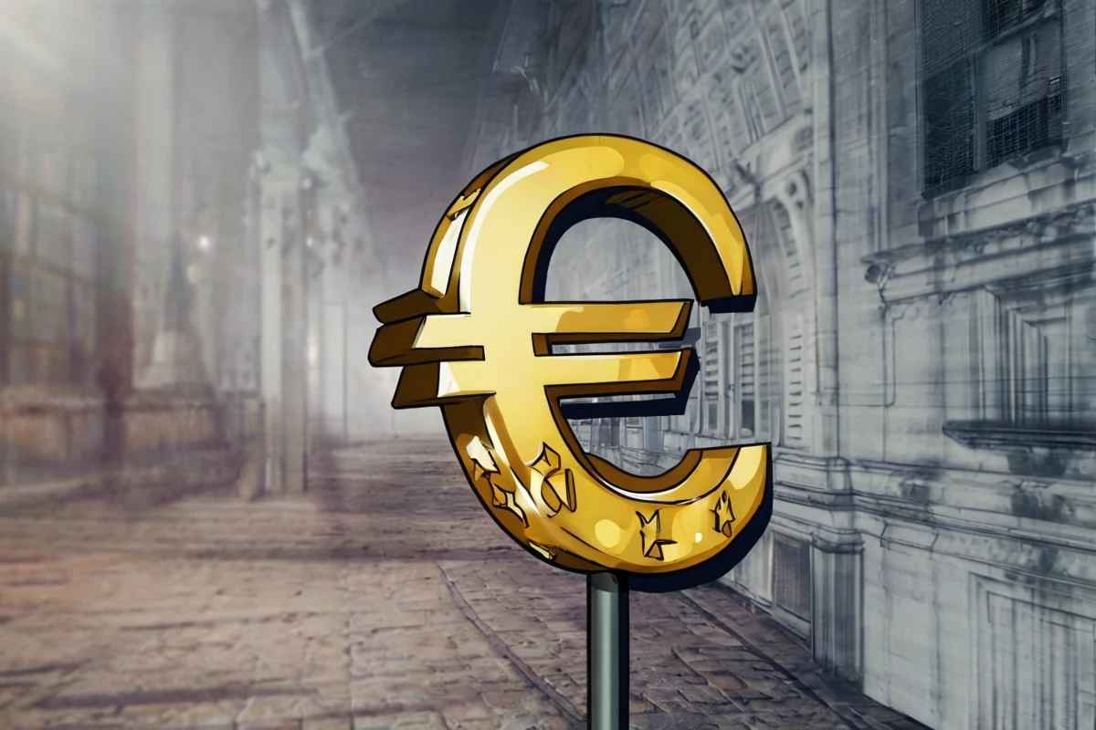 euro digital caricatura