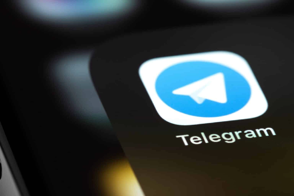 Aplicación de Telegram en smartphone