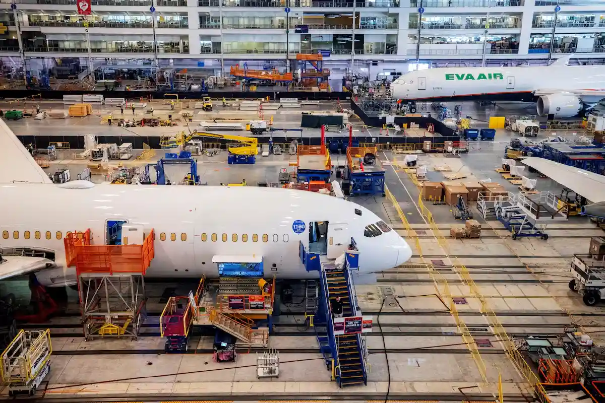 producción de boeing