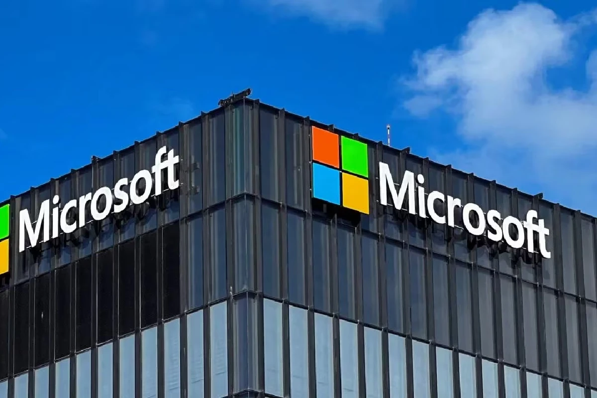 fachada de la empresa Microsoft