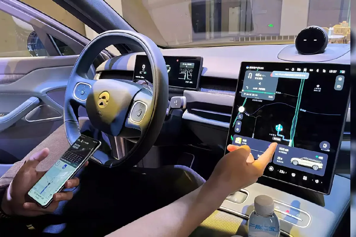 Interior de coche Nio