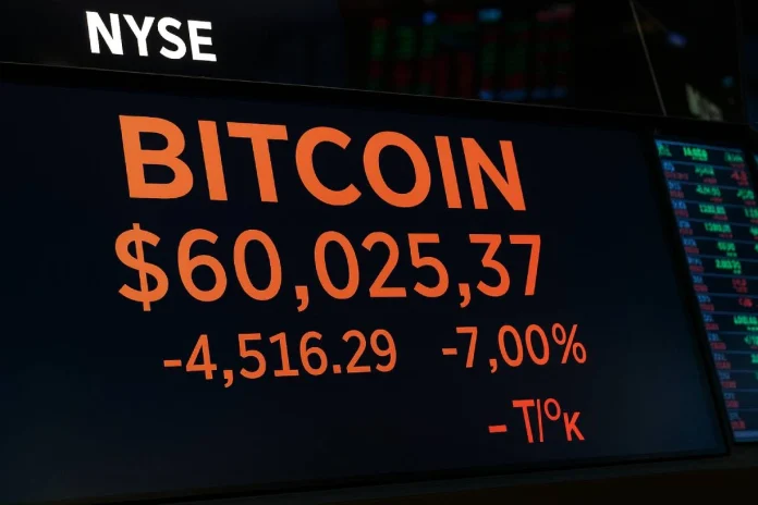 bitcoin cae a 60000